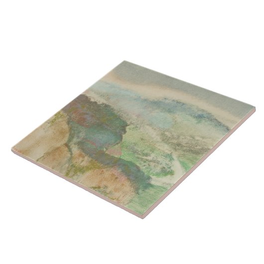 Edgar Degas - Landschap Tegeltje (Zijkant)