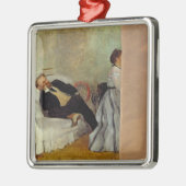 Edgar Degas | Monsieur en Madame Edouard Manet Metalen Ornament (Links)