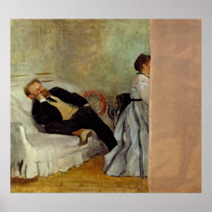 Edgar Degas   Monsieur en Madame Edouard Manet Poster