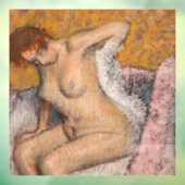 Edgar Degas - Na de Bath Raamsticker (Vel 3)