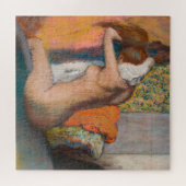 Edgar Degas - Na de Bath wemende vrouw nek Legpuzzel (Horizontaal)