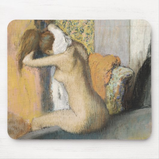 Edgar Degas | Na het bad droognek Muismat (Voorkant)