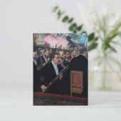 Edgar Degas - Orchestra in de Opera Briefkaart (Staand voorkant)