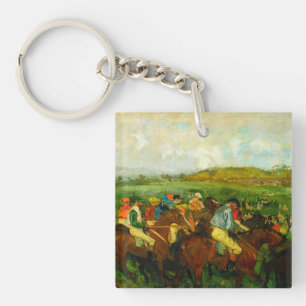 Edgar Degas Paardrijden Sleutelhanger