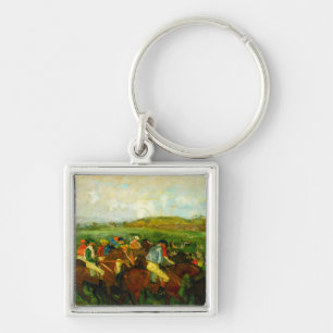Edgar Degas Paardrijden Sleutelhanger