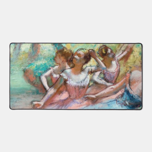 Edgar Degas - Quatre Ballerinas sur scène (Recto)
