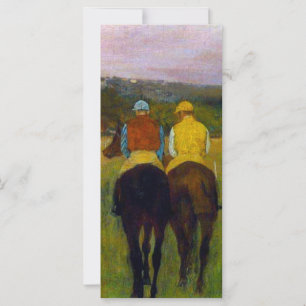 Edgar Degas Race Horses op Longchamp Kaart