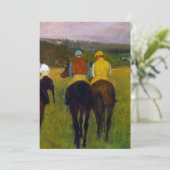 Edgar Degas Race Paarden in Longchamp Save The Date (Staand voorkant)