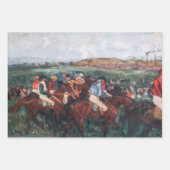 Edgar Degas - Racing Selectie Inpakpapier Vel (Voorkant 2)