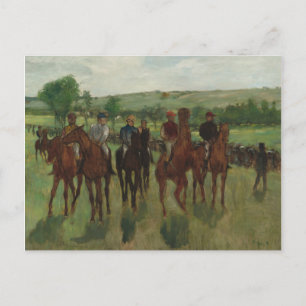 Edgar Degas Riders Briefkaart