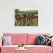 Edgar Degas | Riders Canvas Afdruk (Insitu (Woonkamer))
