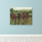 Edgar Degas | Riders Canvas Afdruk (Insitu (Houten vloer))