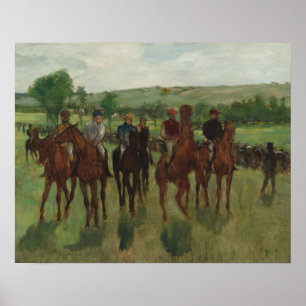 Edgar Degas Riders Poster
