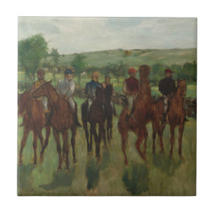 Edgar Degas   Riders Tegeltje