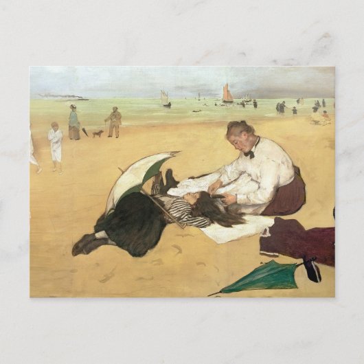 Edgar Degas | scène van het Strand Briefkaart (Voorkant)