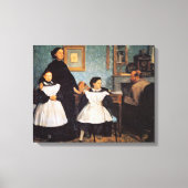 Edgar Degas schilderij, The Bellelli Family Canvas Afdruk (Voorkant)