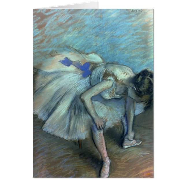 Edgar Degas | Seated Dancer, c.1881-83 (Devant)