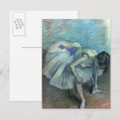 Edgar Degas | Seated Dancer, c.1881-83 Briefkaart (Voorkant / Achterkant)