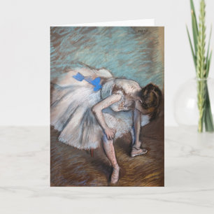 Edgar Degas - Seated Dancer Kaart