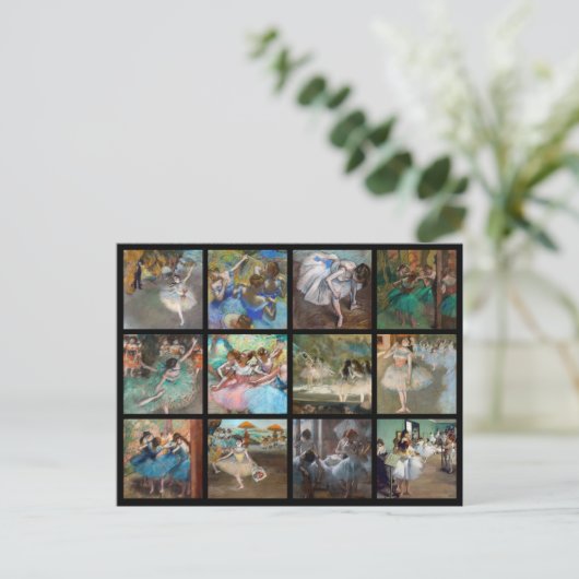 Edgar Degas - Selectie Meesterwerk Danseressen Briefkaart (Staand voorkant)