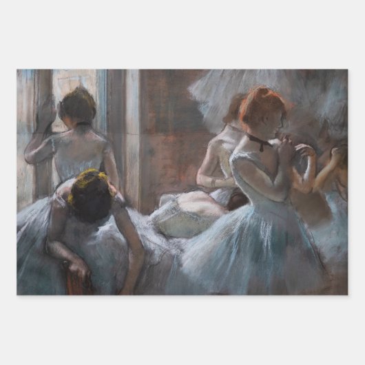 Edgar Degas - Selectie Meesterwerken Inpakpapier Vel (Voorkant 3)