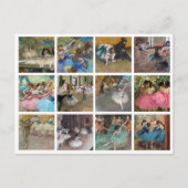 Edgar Degas - Selectie van meesterwerken van danse Briefkaart (Voorkant)