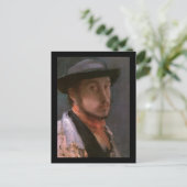 Edgar Degas Self Portrait Briefkaart (Staand voorkant)