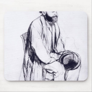 Edgar Degas Studie naar een portret van Manet Muismat