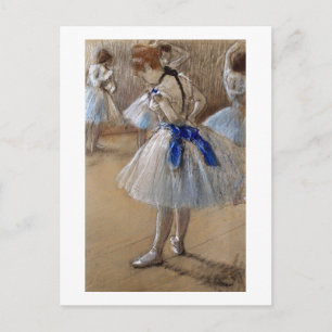 Edgar Degas   Studie van een danser   Nieuw adres Aankondigingskaart