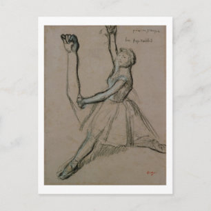 Edgar Degas Studie van een danseres Briefkaart