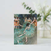 Edgar Degas - Swaying Dancer. Dancer in het groen Briefkaart (Staand voorkant)