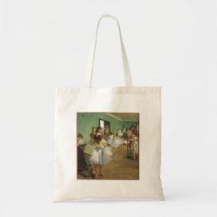 Edgar Degas the Dance Class Ballerina Painting Tote Bag