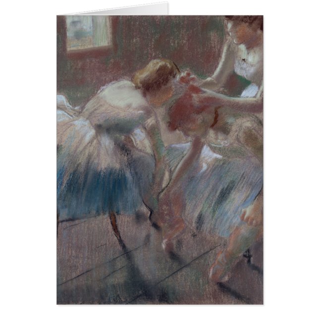 Edgar Degas | Three Dancers Preparing for Class (Devant)
