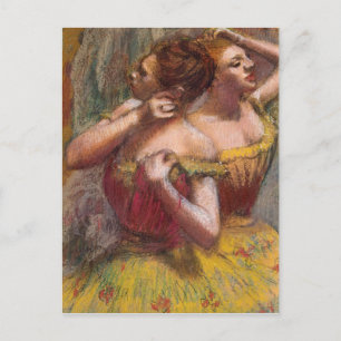 Edgar Degas   Twee dansers Briefkaart