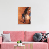 Edgar Degas - Twee dansers Canvas Afdruk (Insitu (Woonkamer))