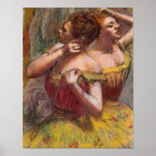 Edgar Degas Twee dansers Poster