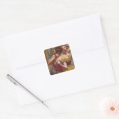 Edgar Degas | Twee dansers Vierkante Sticker (Envelop)