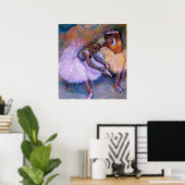 Edgar Degas - Two Dancers 1898 Ballet Pastel dans Poster (Thuiskantoor)