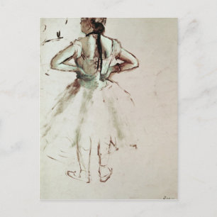 Edgar Degas   Van achteren bekeken danseres Briefkaart