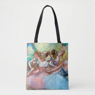 Edgar Degas - Vier Ballerinas in Stage Draagtas