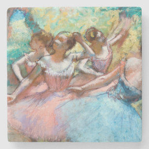 Edgar Degas - Vier Ballerinas in Stage Stenen Onderzetter