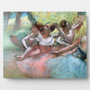 Edgar Degas   Vier ballerinas op het podium Fotoplaat