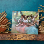 Edgar Degas | Vier ballerinas op het podium Fotoplaat (Zijkant)