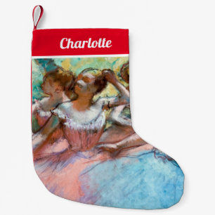 Edgar Degas - Vier ballerina's op het podium Kleine Kerstsok