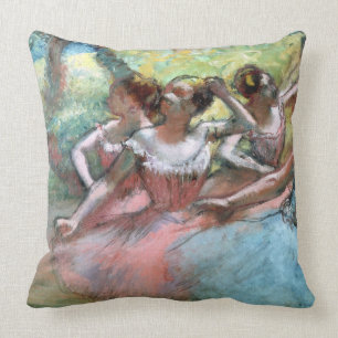 Edgar Degas   Vier ballerinas op het podium Kussen