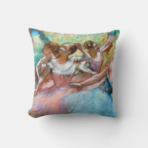 Edgar Degas - Vier ballerina's op het podium Kussen