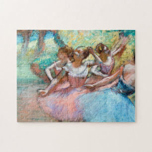 Edgar Degas - Vier ballerina's op het podium Legpuzzel