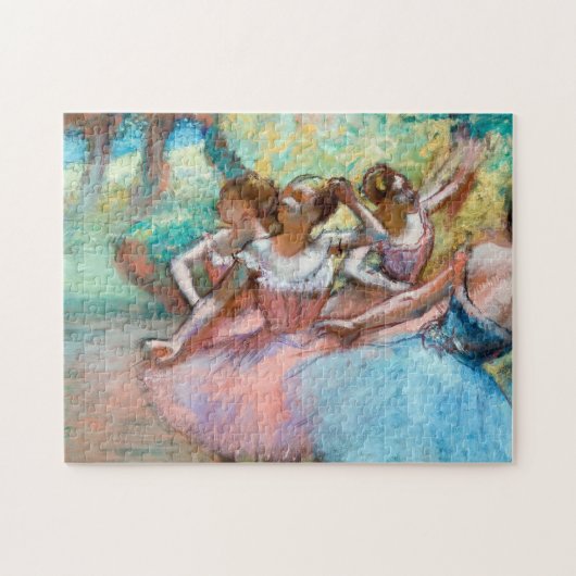 Edgar Degas - Vier ballerina's op het podium Legpuzzel (Horizontaal)
