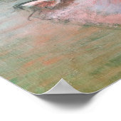 Edgar Degas | Vier ballerinas op het podium Poster (Hoek)