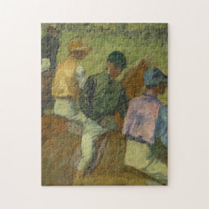 Edgar Degas Vier Jockeys Legpuzzel